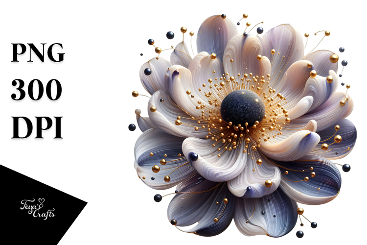 Abstract Anemone PNG