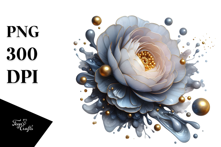 Glossy Ranunculus, High-Res PNG