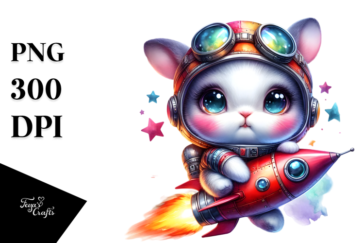 Rocketship Clipart Image 6
