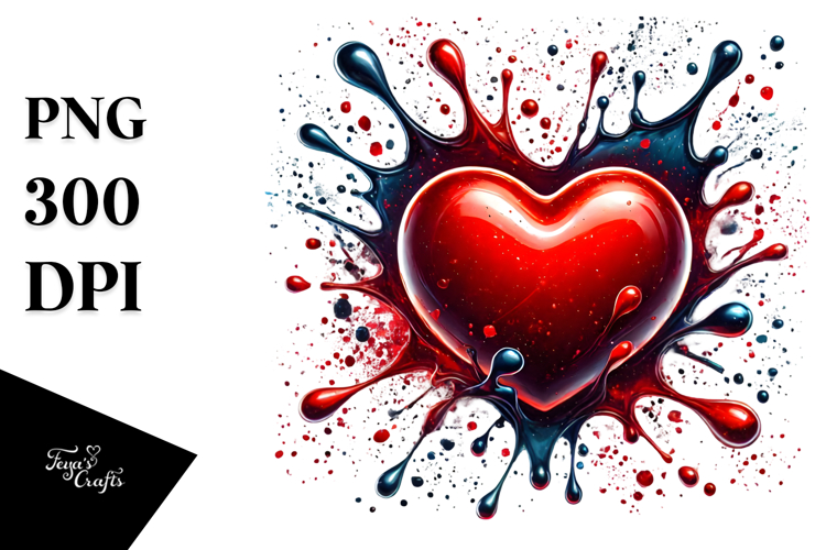 Red Heart Png Image 3