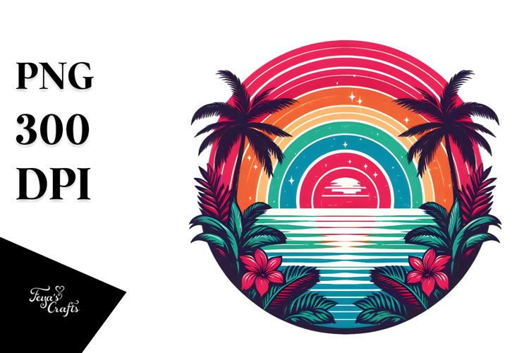 Sunset Vector Image 16