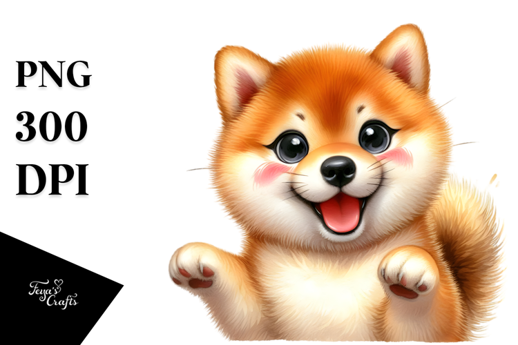 Happy Shiba Inu PNG