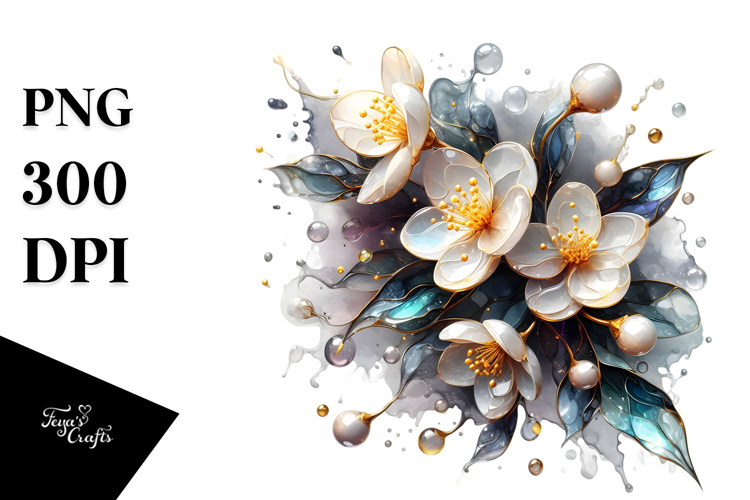 Abstract Jasmine PNG