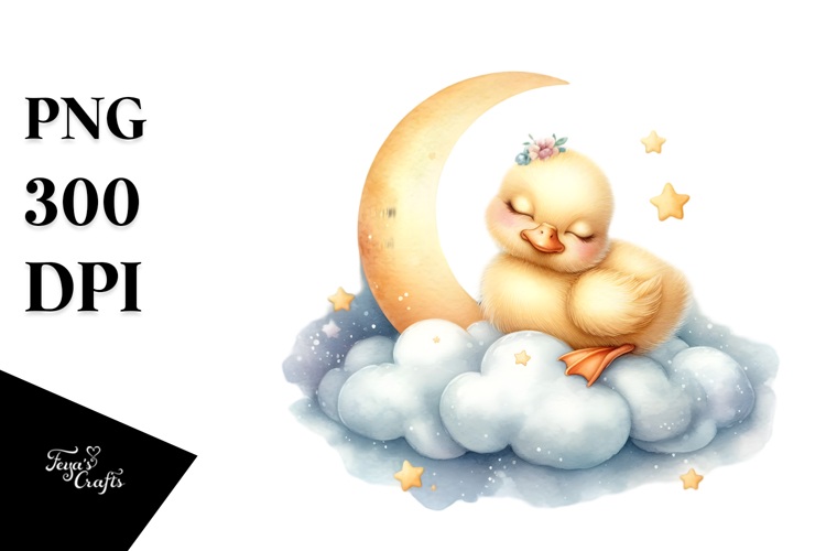 Cute Moon Clipart Image 24