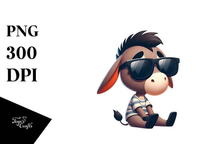 Donkey Clipart Image 6