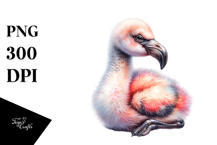 Cute Flamingo Clipart Image 19
