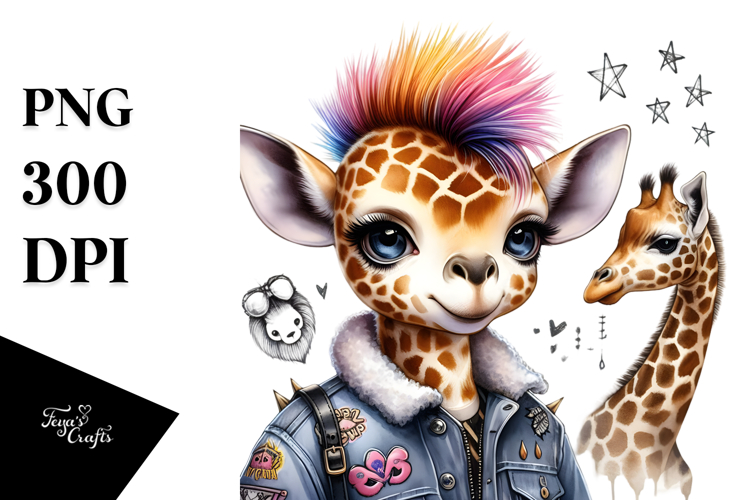 Giraffe Clipart Image 9