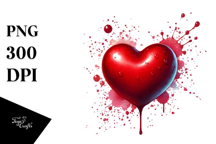 Red Heart Png Image 12