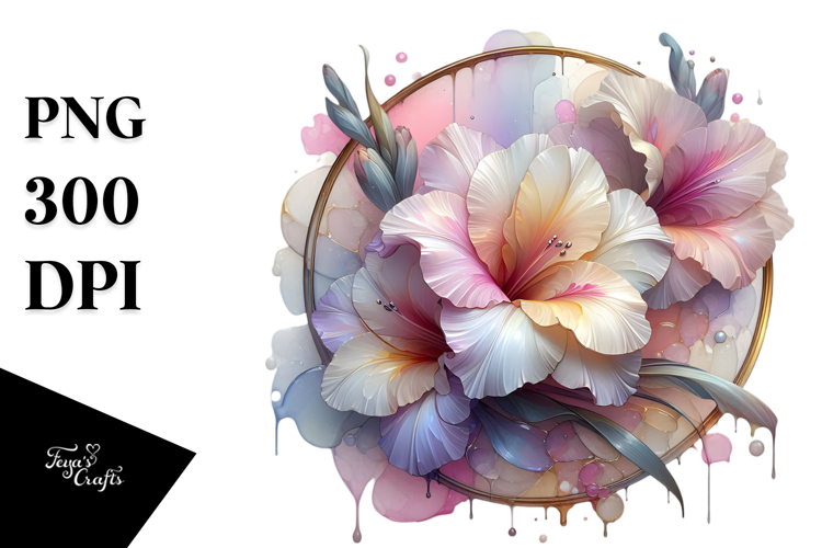 Flower Sticker Png Image 17