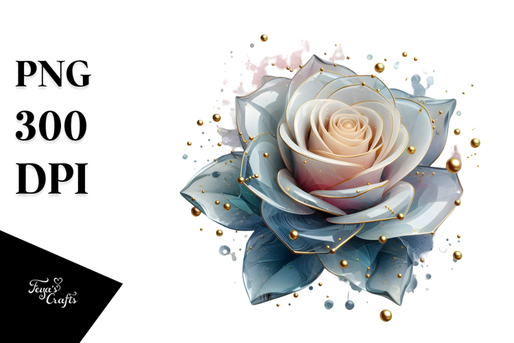 Material Rose Watercolor Splash PNG