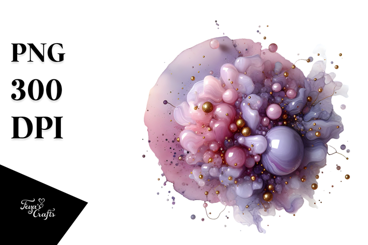 Abstract Lilac PNG example image 1