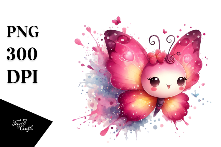Cute Butterfly Clipart Image 20