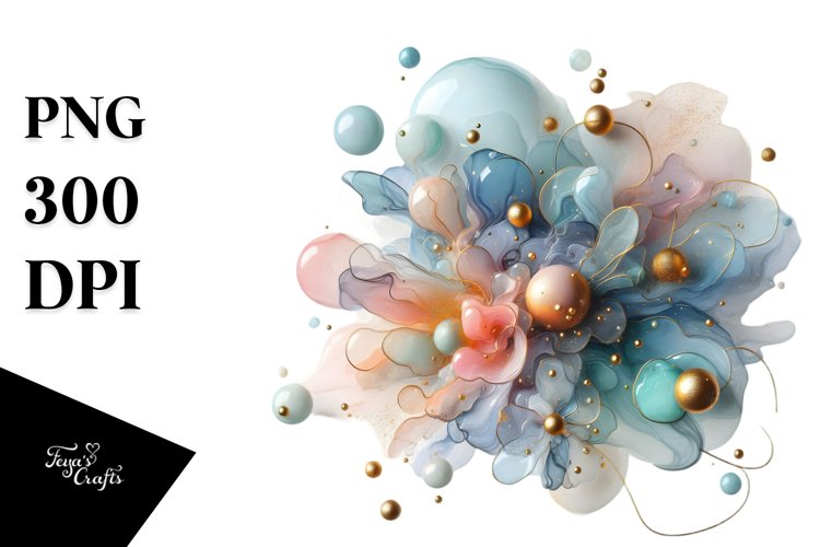 Glossy Cosmos, Translucent PNG example image 1