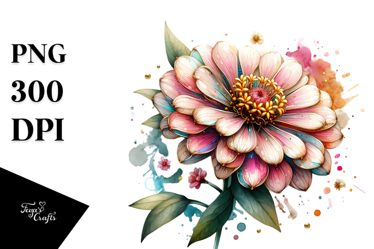Zinnia Sublimation Clipart