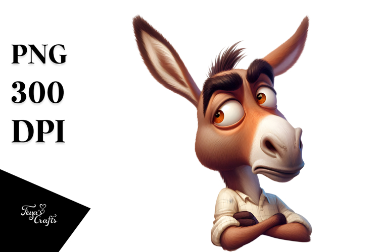 Donkey Clipart Image 24