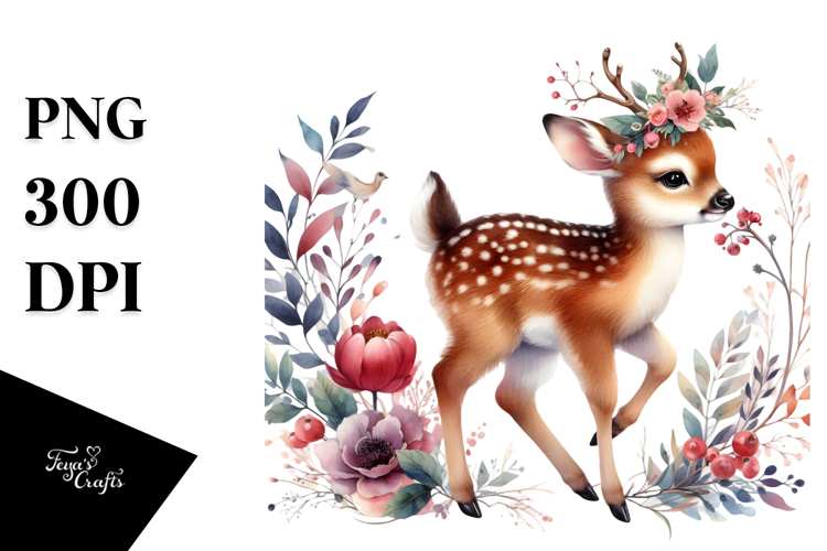 cute Baby Deer PNG