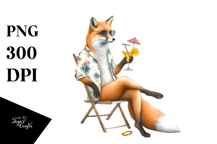 Watercolor Cocktail Clipart Image 8