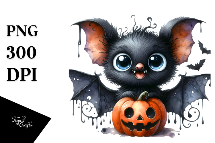 Funny Halloween Bat PNG