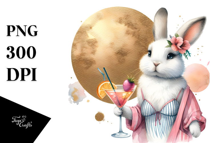 Watercolor Cocktail Clipart Image 21