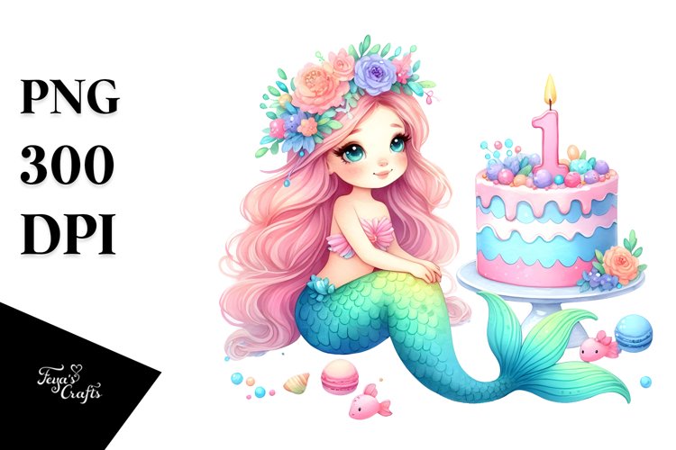 Mermaid Clipart Image 8