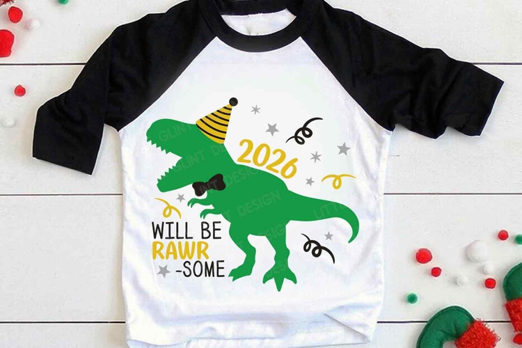 Dinosaur Christmas Svg Image 21