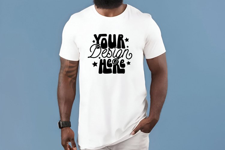 White Tshirt Mockup Image 10