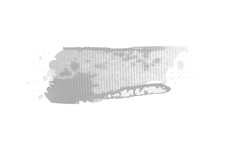 White brush stroke abstract element graphic