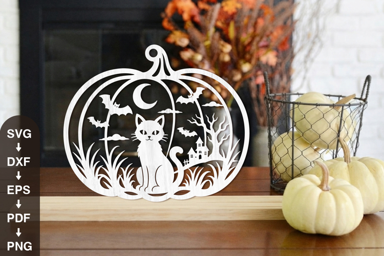 Spooky Cat Svg Image 2