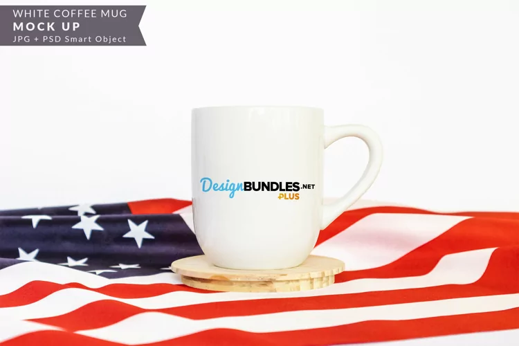 White Coffee Mug Sublimation Mock up