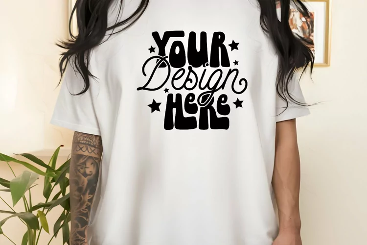 White Comfort Colors C1717 Mockup, Comfort Colors Mockup,