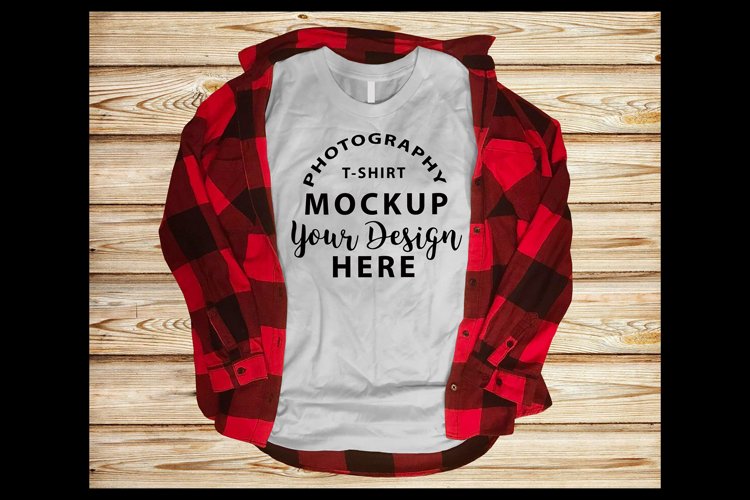 White Tshirt Mockup Image 10