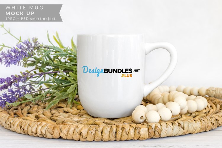 White Mug Mock up example image 1