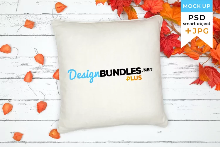 Cushion cover mockup Fall | Autumn mockup