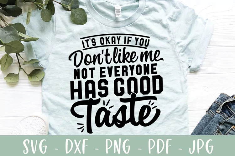 Sarcastic SVG | It's Okay If You Don't Like Me