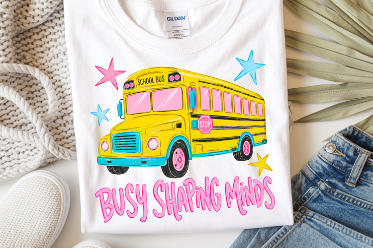 Fun Bus Driver PNG | Trendy Teacher Shirt | Bus Driver Png