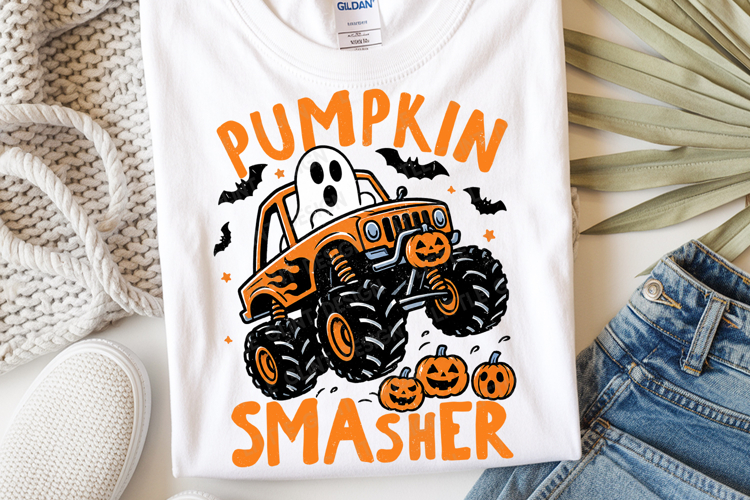 Pumpkin Smasher PNG | Boy Halloween Png | Halloween Kid Png