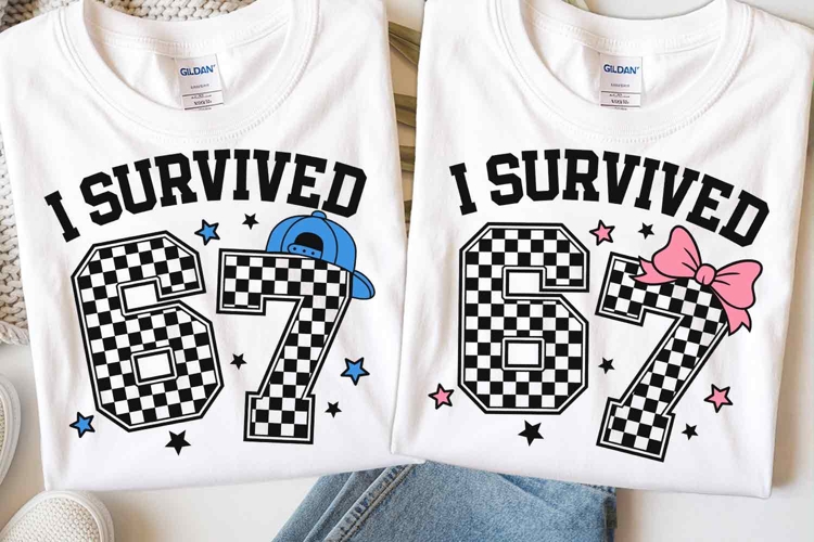 I Survived 67 Days of School Teachers Students Png Svg