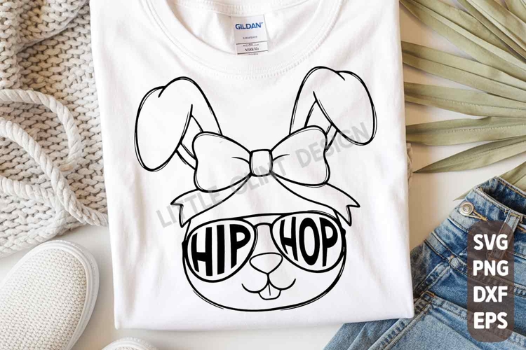 Personalized Kid Name Easter Bunny SVG PNG, Girl Easter Png