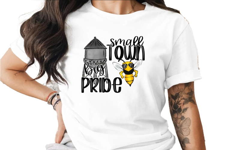Small Town Big Pride Hornets Game Day Sublimation PNG