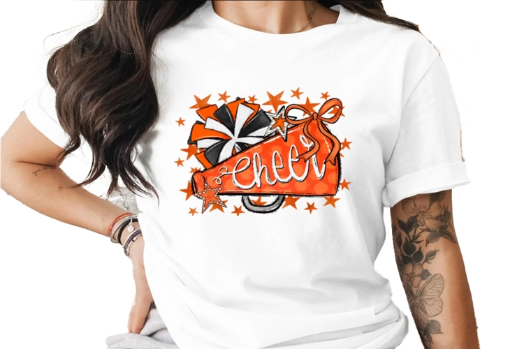 Cheerleader Megaphone Clipart Image 12