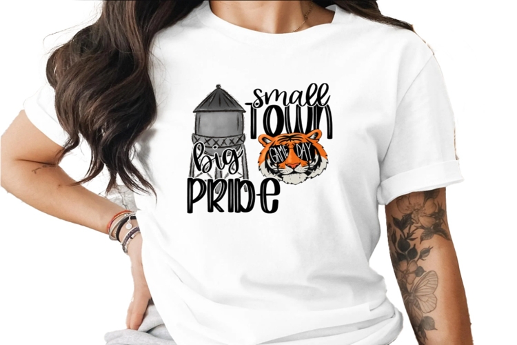 Small Town Big Pride TIgers Sublimation PNG