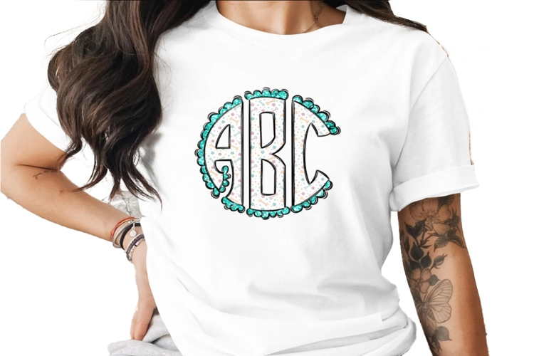 Halloween Monogram Digital Art