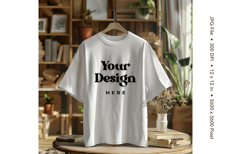 White T-shirt Mockups Bella and Canvas Top View Mockups