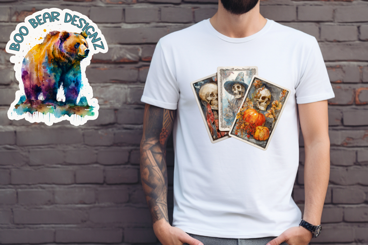 Halloween Tarot card Clipart