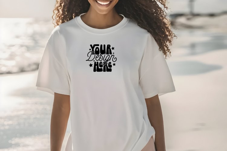 White Tshirt Mockup Image 2