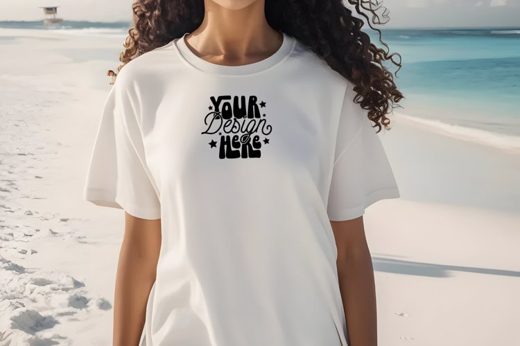 White Tshirt Mockup Image 10