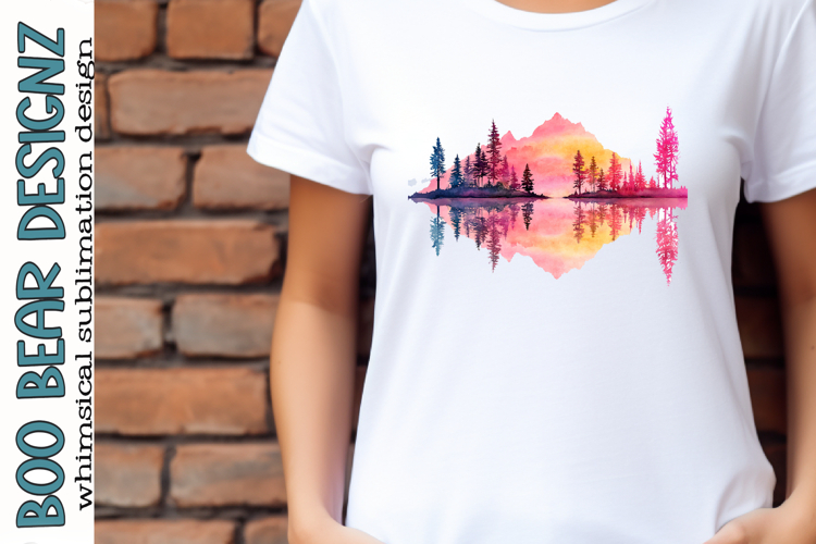 Watercolor Mountain Clipart