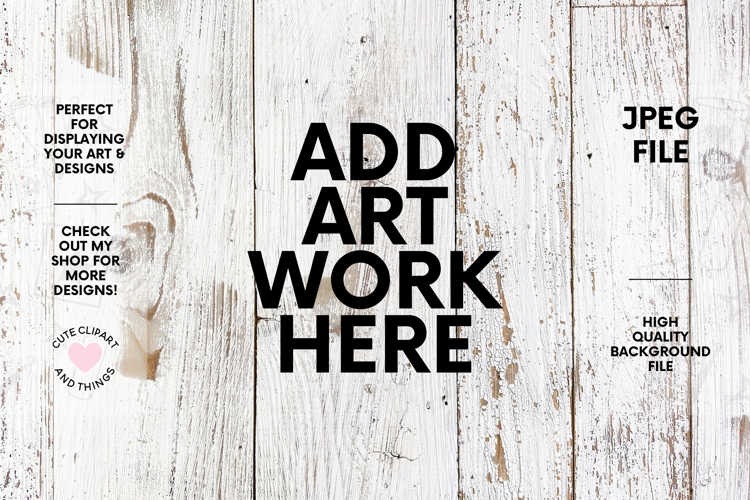White Distressed Wood Background | Wood Plank Digital Paper