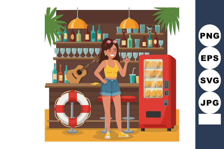 Vending Machine Clipart Image 10