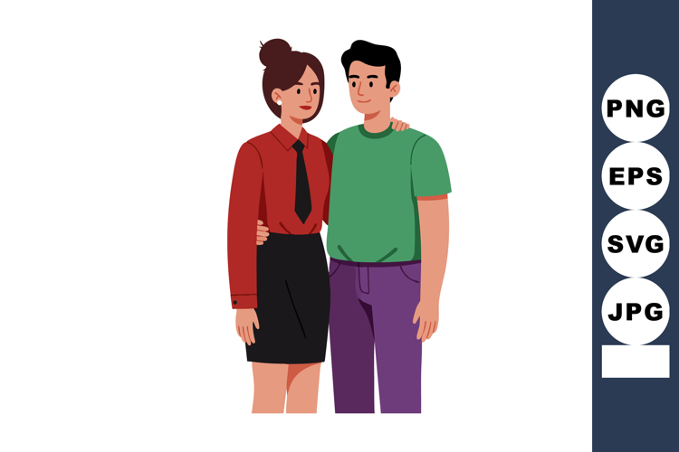 Couple Clipart Image 2
